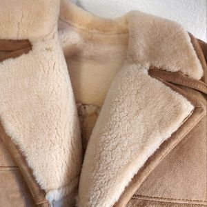 TEXAS TANNING VINTAGE MEN SHEARLING SHEEPSKIN COAT
